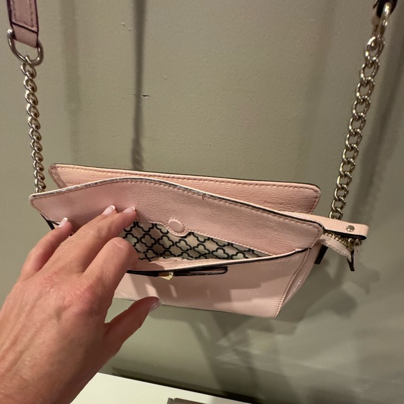 Kate Spade 14K plated Angelica Ballet Slipper Pink Leather Crossbody Bag - Picture 5 of 8
